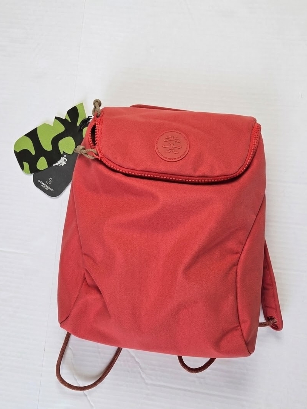 Crumpler Fang Red canvas backpack water resistant Outdoor Gorpcore Utility